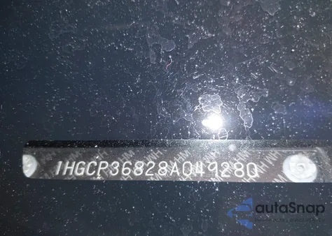 2008 Honda Accord 3.5 Ex-L z USA, uszkodzony, nr VIN 1HGCP36828A049280